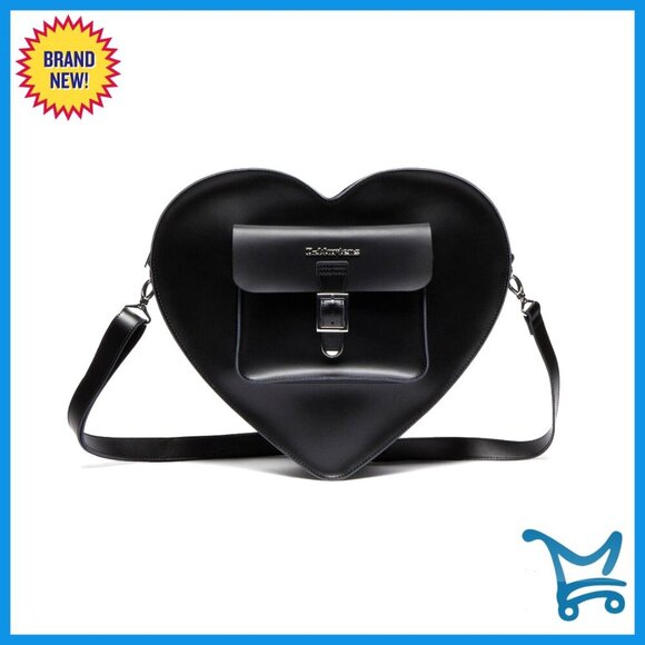 Leather Heart Shaped Backpack with Detachable Straps for Tablets